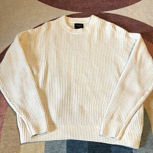 oversized cable knit mens sweater abercrombie